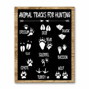 Animal Tracks For Hunting Canvas Poster 4