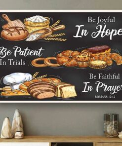 Baking be joyful in hope horizontal canvas 2