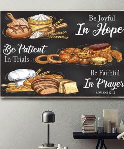 Baking be joyful in hope horizontal canvas 3