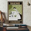 Baking because punching people is frowned upon vertical poster