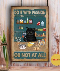 Baking black cat do it with passion or not at all poster 3