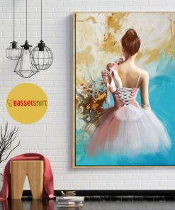 Ballet girl life art vertical poster 1
