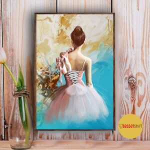 Ballet girl life art vertical poster 3