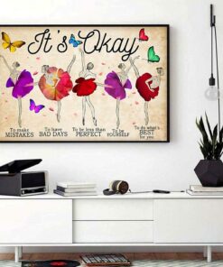 Ballet its okay to make mistakes horizontal canvas 1