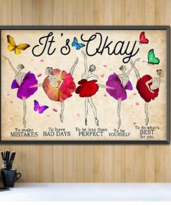 Ballet its okay to make mistakes horizontal canvas 2