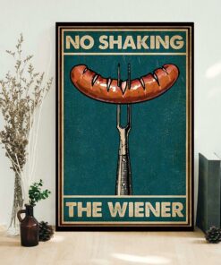 Barbecue no shaking the wiener poster 1