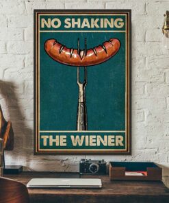 Barbecue no shaking the wiener poster 3