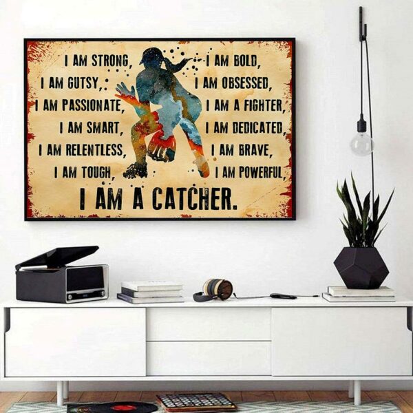 Baseball I’m A Catcher canvas