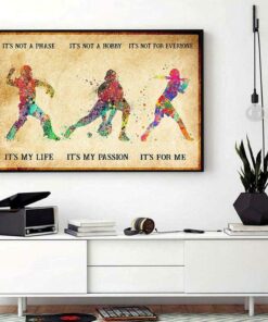 Baseball its not a phase its not a hobby landscape canvas 1