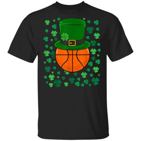 Basketball Leprechaun Saint Patricks Day Shamrock T-Shirt, Long Sleeve, Tank Top