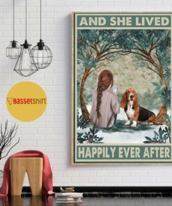 Basset Hound and she lived happily ever after poster 1