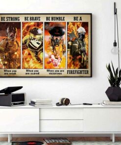 Be a firefighter horizontal canvas 1