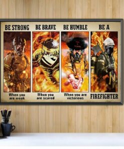 Be a firefighter horizontal canvas 2