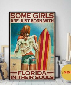 Beach surfing some girls born with Florida in their soul wall art 1 Beach surfing some girls born with Florida in their soul wall art 2