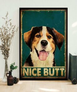 Beagle nice butt vintage poster 1