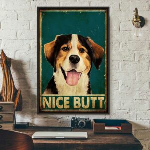 Beagle nice butt vintage poster 3