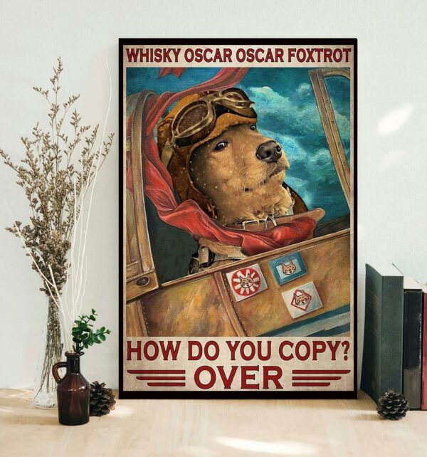 Beagle whisky oscar oscar foxtrot poster