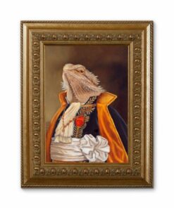 Bearded Dragon Reptile Canvas Poster 1