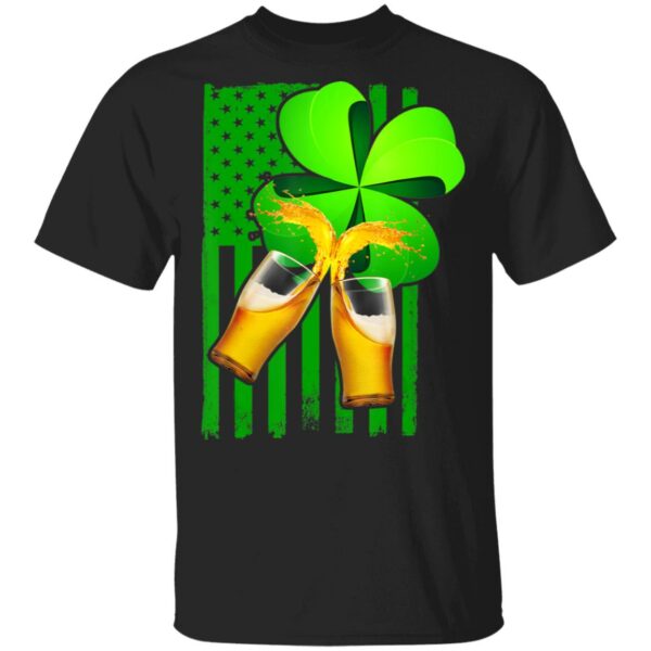 Beer Splash Saint Patricks Day T-Shirt, Long Sleeve