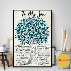 Beloved tree to my son always remember how much I love you canvas