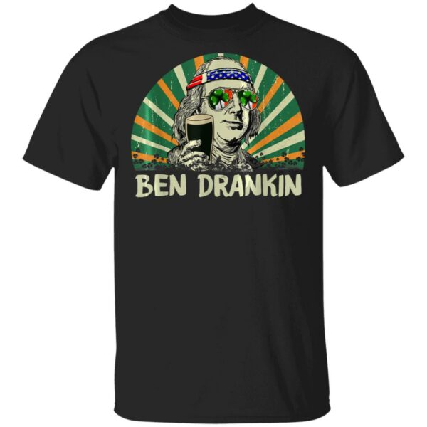 Ben Drankin Drink Beer St Patricks Day T-Shirt, Long Sleeve, Hoodie