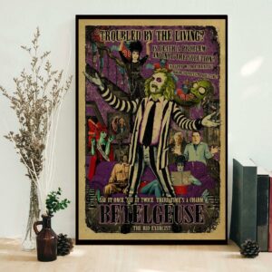 Betelgeuse beetlejuice movie poster canvas