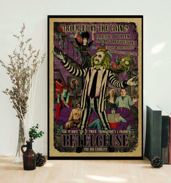 Betelgeuse beetlejuice movie poster canvas