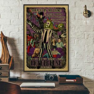 Betelgeuse beetlejuice movie poster canvas 3