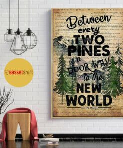 Between every two pines is a doorway to a new world poster 1