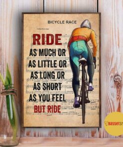 Bicycle race lyrics ride as much or as little vertical poster 3