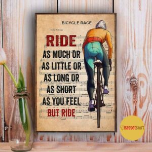 Bicycle race lyrics ride as much or as little vertical poster 3