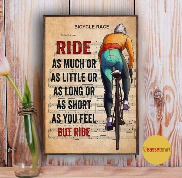 Bicycle race lyrics ride as much or as little vertical poster