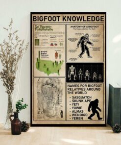Bigfoot knowledge vertical canvas 1