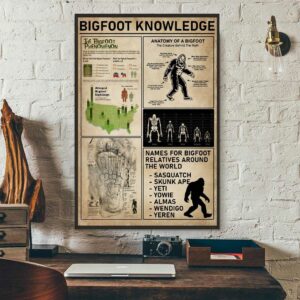 Bigfoot knowledge vertical canvas 3