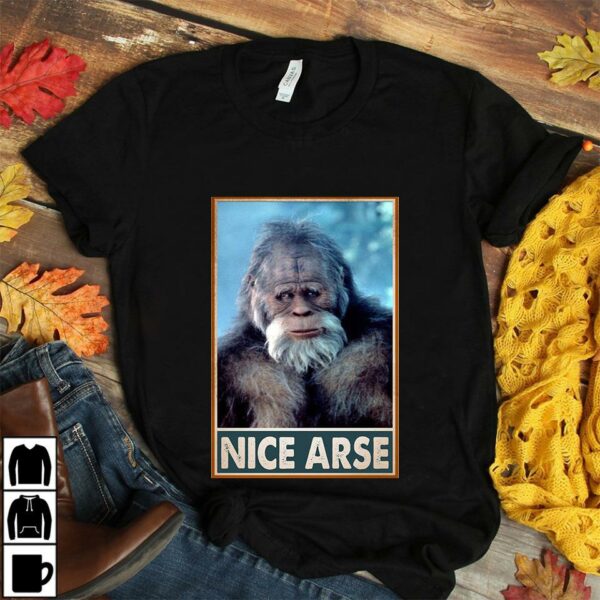 Bigfoot nice arse funny toilet poster