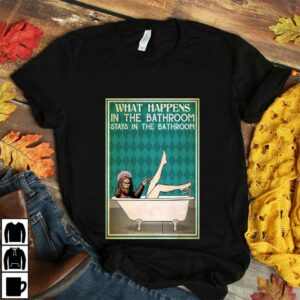 Bigfoot what happens in the bathroom vertical poster