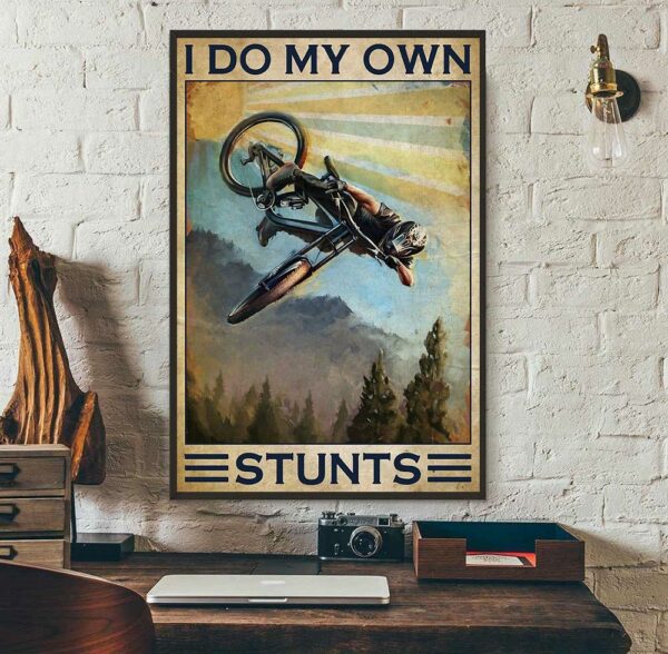 Biker I do my own sturns poster