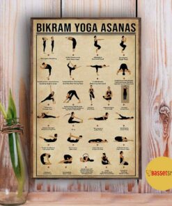 Bikram Yoga Asanas poster canvas 3 Bikram Yoga Asanas poster canvas 4
