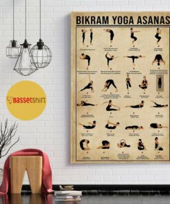 Bikram Yoga Asanas poster canvas 4 Bikram Yoga Asanas poster canvas 5