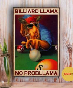 Billiard llama no probllama vertical poster 2 Billiard llama no probllama vertical poster 3