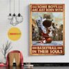 Black Boy some boys are just born with basketball in their souls poster