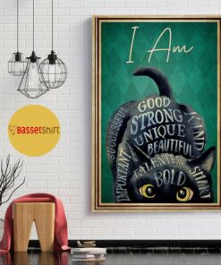 Black Cat I am good strong unique poster 1