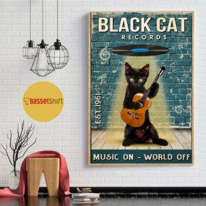 Black Cat Records album style artwork poster 1