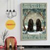 Black Cocker Spaniels once upon a time a girl really loved dogs poster