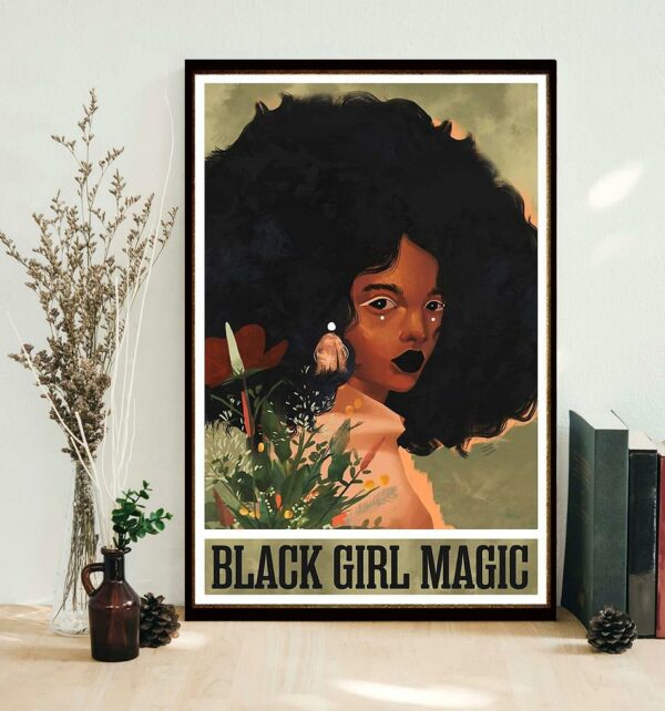 Black Girl Magic vertical poster