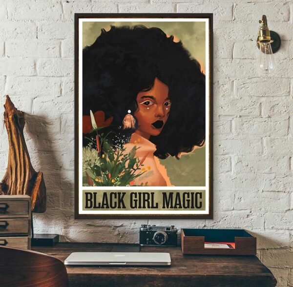 Black Girl Magic vertical poster