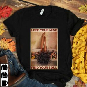 Black Girl bathroom lose your mind find your soul poster 2