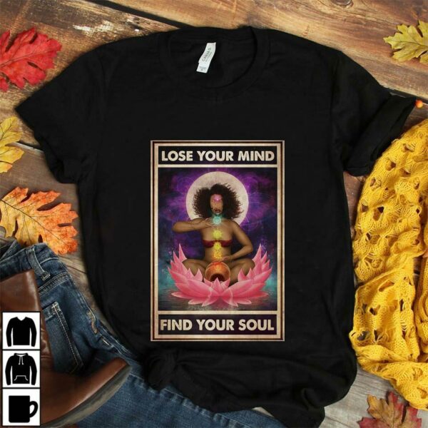 Black Girl chakra lose your mind find your soul poster