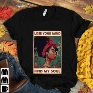 Black Girl mushroom lose your mind find your soul poster