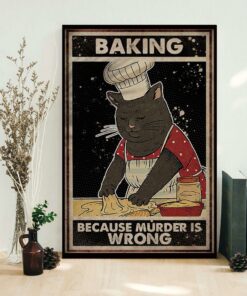 Black Kitty baking because murder is wrong poster 1 Black Kitty baking because murder is wrong poster 2